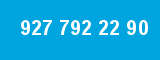 927 792 22 90 927 792 22 90